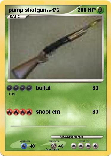 Pokemon pump shotgun