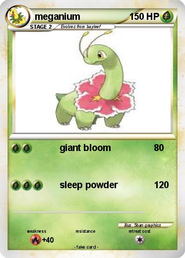 Pokemon meganium