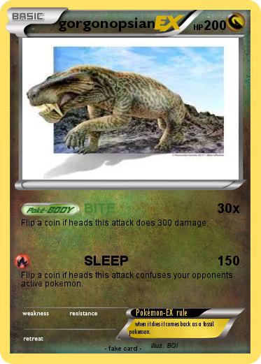 Pokemon gorgonopsian