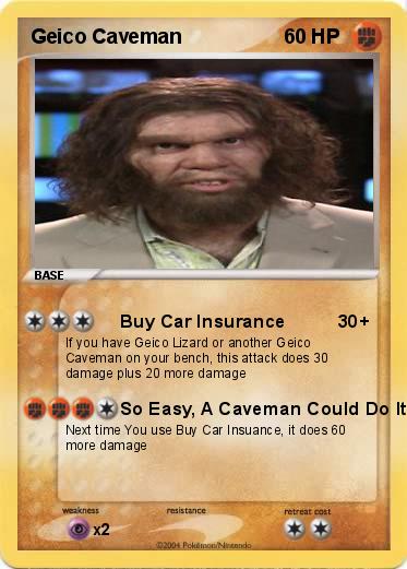 Pokemon Geico Caveman