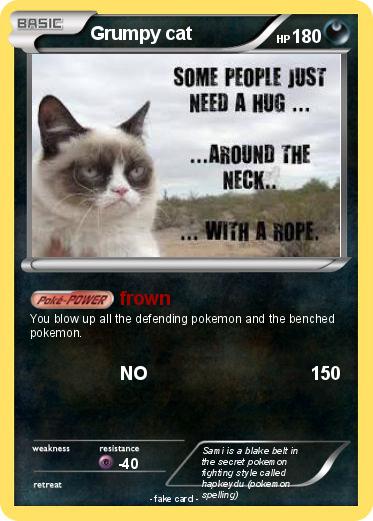 Pokemon Grumpy cat
