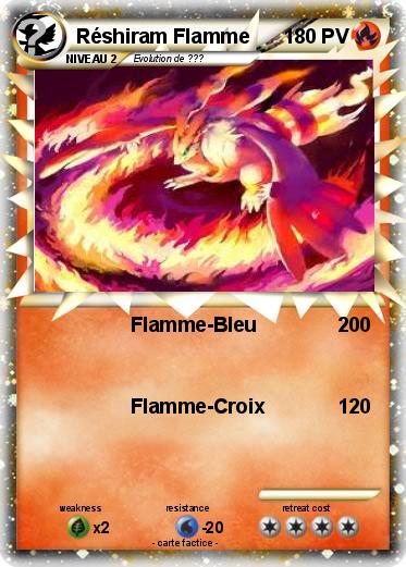 Pokemon Réshiram Flamme