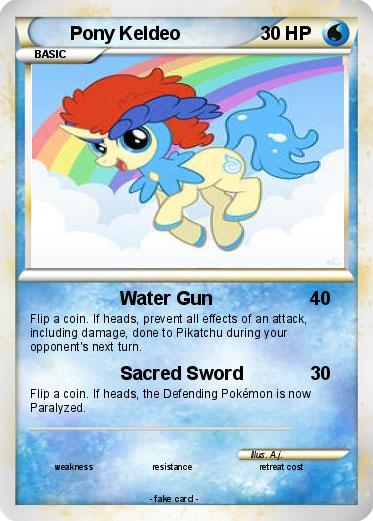 Pokemon Pony Keldeo