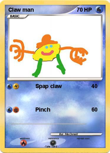 Pokemon Claw man