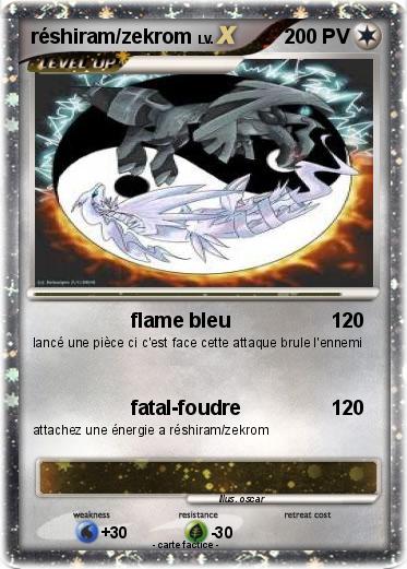 Pokemon réshiram/zekrom