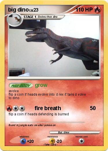 Pokemon big dino