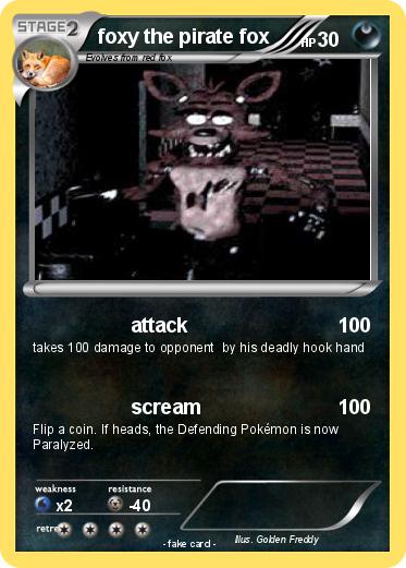 Pokemon foxy the pirate fox