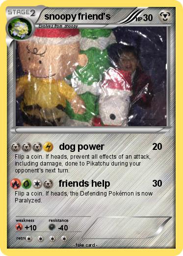 Pokemon snoopy friend's