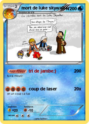 Pokemon mort de luke skywalker