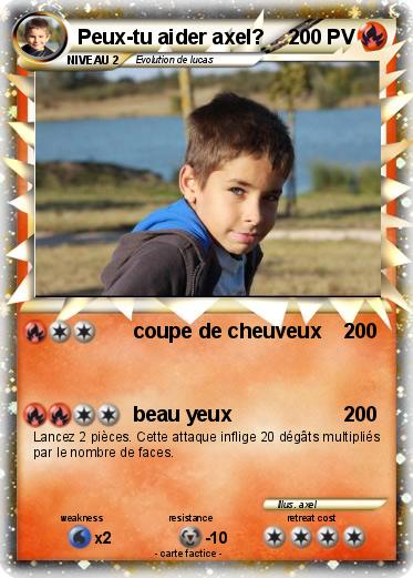 Pokemon Peux-tu aider axel?