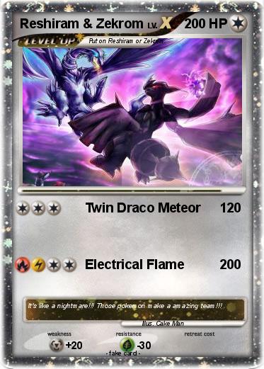 Pokemon Reshiram & Zekrom