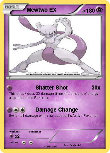 Pokemon Mewtwo EX