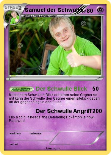 Pokemon Samuel der Schwulle