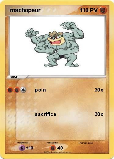 Pokemon  machopeur 