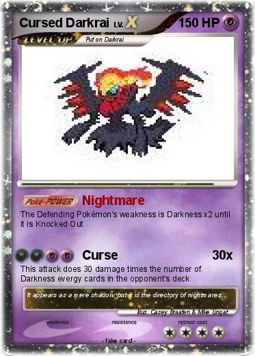 Pokemon Cursed Darkrai