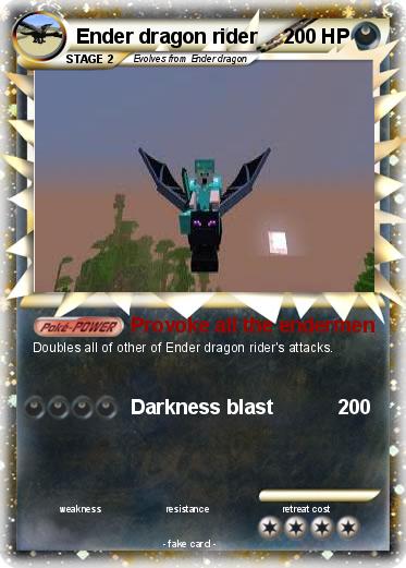 Pokemon Ender dragon rider