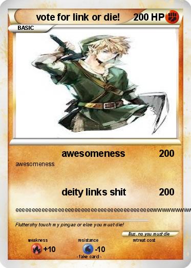 Pokemon vote for link or die!