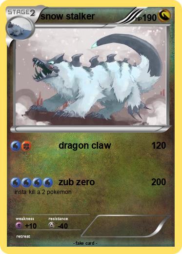 Pokemon snow stalker