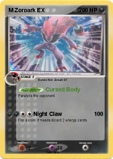 Pokemon M Zoroark EX