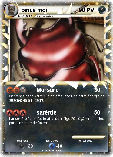 Pokemon pince moi