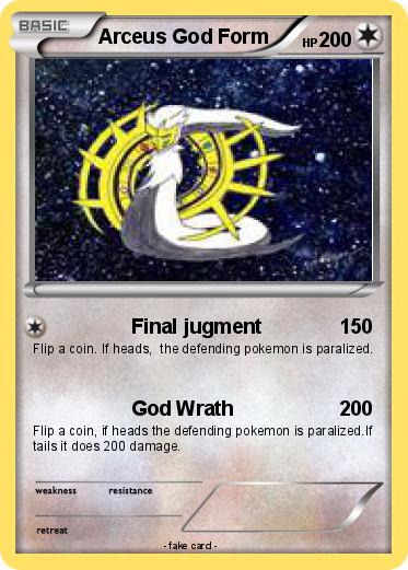 Pokemon Arceus God Form