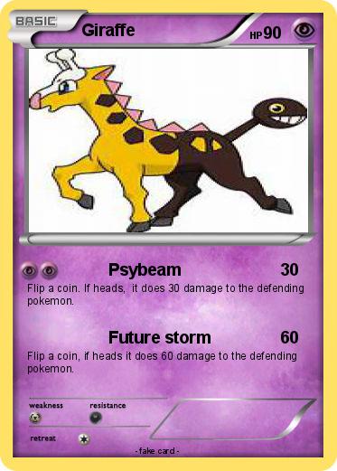 Pokemon Giraffe