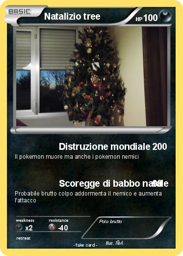 Pokemon Natalizio tree