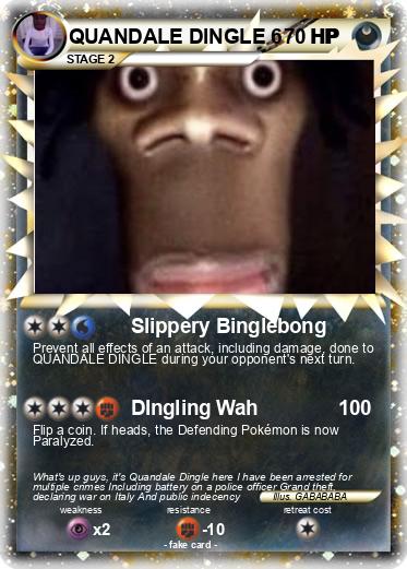 Pokemon QUANDALE DINGLE 6     HP