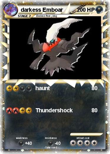 Pokemon darkess Emboar