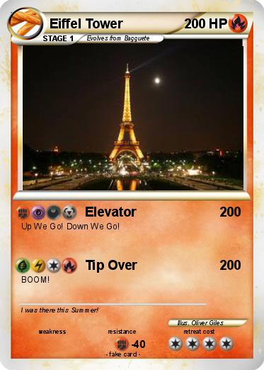 Pokemon Eiffel Tower