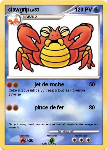 Pokemon clawgrip