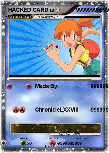 Pokemon HACKED CARD