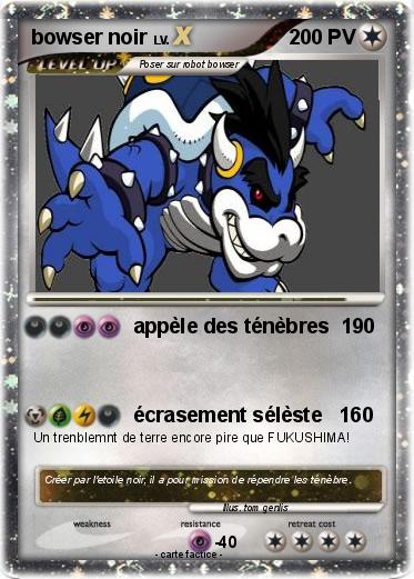 Pokemon bowser noir