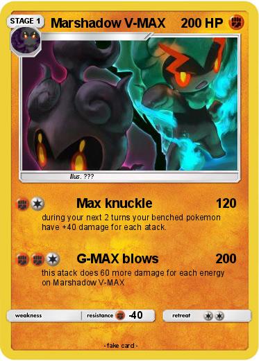 Pokemon Marshadow V-MAX