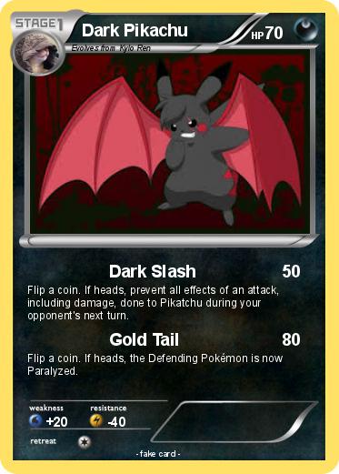 Pokemon Dark Pikachu
