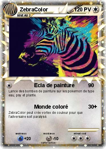 Pokemon ZebraColor