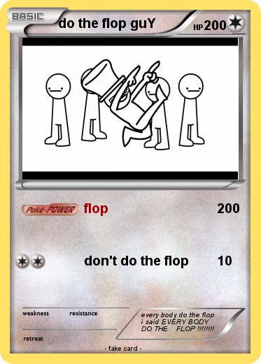 Pokemon do the flop guY