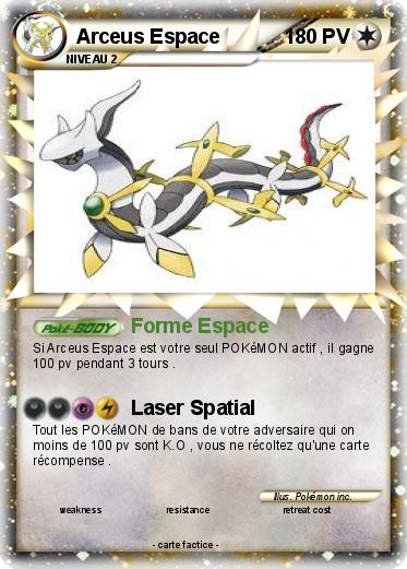 Pokemon Arceus Espace