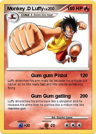 Pokemon Monkey .D Luffy