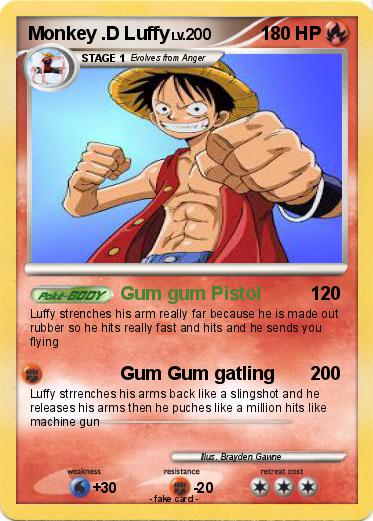 Pokemon Monkey .D Luffy