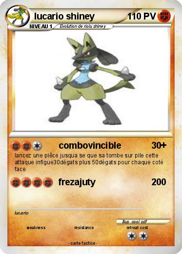 Pokemon lucario shiney