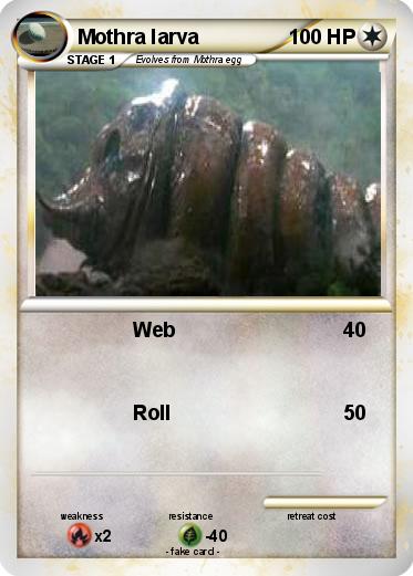 Pokemon Mothra larva