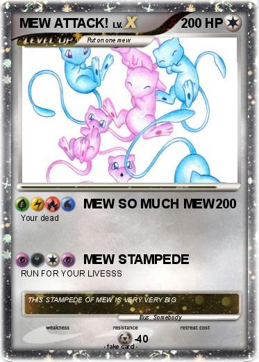 Pokemon MEW ATTACK!