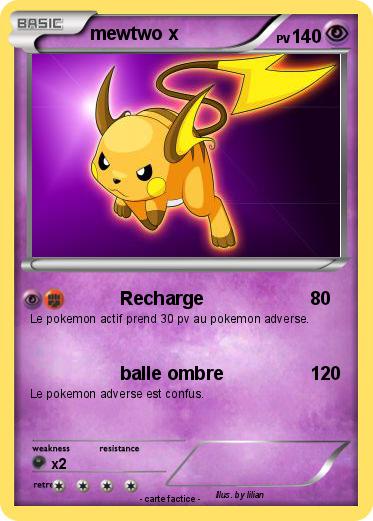 Pokemon mewtwo x