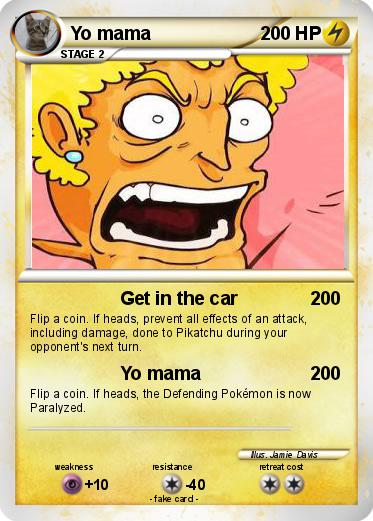 Pokemon Yo mama