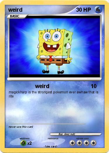 Pokemon weird