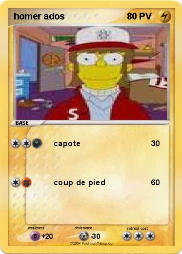 Pokemon homer ados
