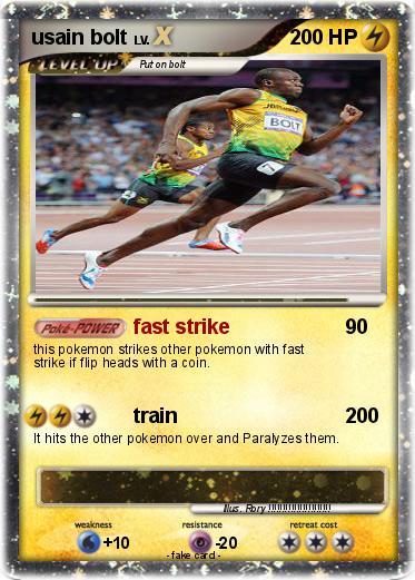Pokemon usain bolt