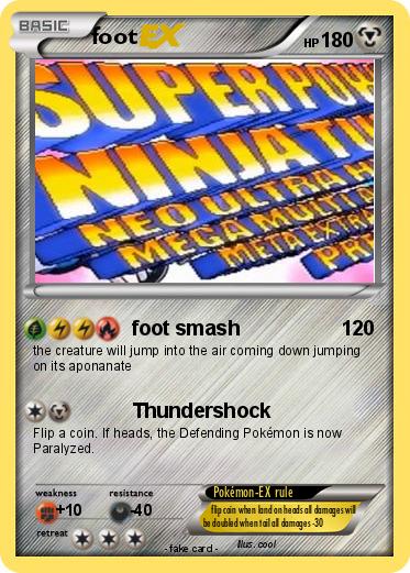 Pokemon foot