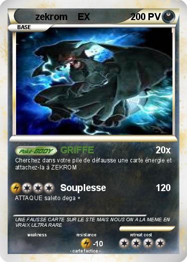 Pokemon zekrom    EX